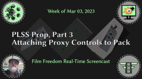 Screencast for 2023-03-03: PLSS Prop, Part 3 - Modifying the Pack to Fit Control Panel by Film Freedom Screencasts