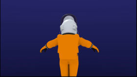 Turnaround - "Georgiana Lerner in Spacesuit" - Materials test by Lunatics Project (Channel)