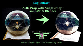 Log Extract: A 3D Prop with MidJourney, Gnu IMP, and Blender by Film Freedom Screencasts