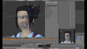Skeletal Face Rig Demo by Lunatics Project (Channel)