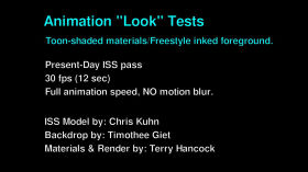 Animation "Look" Tests for Lunatics! Space/Exterior Shots by Lunatics Project (Channel)